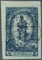 Liechtenstein: 1920, "80. Geburtstag Fürst Johann II., Ungezähnt", Voll/breitrandige Werte Je Mit Ze - Used Stamps