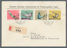 Liechtenstein: 1930 - 1957, Kleines Lot Besserer Gestempelter Ausgaben In Tadelloser Qualität. Dabei - Usados