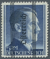 Österreich: 1945, "Grazer Aufdruck", Postfrischer Satz In Tadelloser Erhaltung, Dabei Die Markwerte - Storia Postale