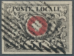 Schweiz: 1850, "5 C. Waadt Grauschwarz", Farbfrischer Wert Mit Allseits Breiten Rändern Und Sauberer - Used Stamps