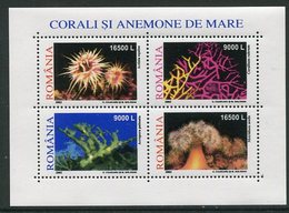 ROMANIA 2002 Corals And Sea Anemones Block  MNH / **.  Michel Block 319 - Nuovi