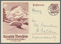 Thematik: Olympische Spiele / Olympic Games: 1936 - Garmisch-Partenkirchen, Zusammenstellung Der Son - Altri & Non Classificati