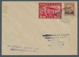 Zeppelinpost Europa: 1930, Rückfahrt Der LZ 127 Aus Der Sowjetunion, UdSSR Mi.-Nr. 390-91 A, Jeweils - Sonstige - Europa