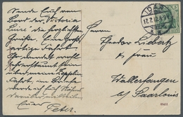 Zeppelinpost Deutschland: 1912 - Viktoria Luise, Offizielle Karte Ohne (!) Bordpostbestätigung An Bo - Posta Aerea & Zeppelin