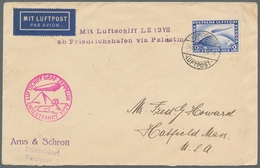 Zeppelinpost Deutschland: 1929, Orientfahrt Der LZ 127, Auflieferung Friedrichshafen Nach Hatfield/M - Luft- Und Zeppelinpost