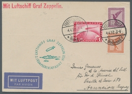 Zeppelinpost Deutschland: 1932, Traumhaftes Ensemble Karten, Alle Gleich Mit 1,65 RM Frankiert. U.a. - Airmail & Zeppelin