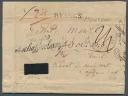 Bayern - Vorphilatelie: 1817, "Franco / Aschaffenburg", Zweizeiler In Schreibschrift Auf Brief Von V - Prephilately