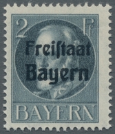 Bayern - Marken Und Briefe: 1919, Ludwig 2 Pf Grau, (Ur.Nr.110 U.111), Die Beiden Nicht Ausgegebenen - Otros & Sin Clasificación