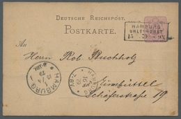 Hamburg - Stempel: 1871-79, Drei Belege Mit Aufgabe- Bzw. Ankunfsstempel Ra3 Von Eimsbüttel, Pöseldo - Hambourg