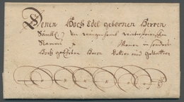 Thurn & Taxis - Vorphilatelie: 1684, Brief Aus Wangenheim (bei Gotha) Nach Sondershausen; In Diesem - Prefilatelia