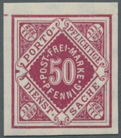 Württemberg - Marken Und Briefe: 1906, 2 Pf.- 50Pf. Kompletter Satz Postfrisch U. Farbfrisch, Als Un - Altri & Non Classificati