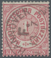 Norddeutscher Bund - Marken Und Briefe: 1869, 1 Gr. Karmin, Mit Seltener Entwertung K1 "Hannover F", - Other & Unclassified