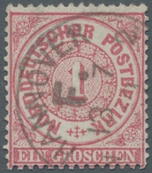 Norddeutscher Bund - Marken Und Briefe: 1869, 1 Gr. Karmin, Mit Seltener Entwertung K1 "Hannover F", - Otros & Sin Clasificación