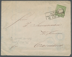 Deutsches Reich - Brustschild: 1872, "1/3 Gr. Großer Schild Mit PLF II", Farbfrischer Wert Mit Sehr - Cartas & Documentos