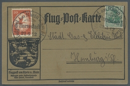 Deutsches Reich - Germania: 1912, "Rhein-Main-Flugpost", Drei Offizielle Flugkarten Je Addressiert I - Unused Stamps