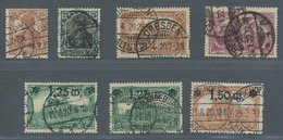 Deutsches Reich - Germania: 1919, 35 Und 75 Pfg Germania Sowie Freimarken Mit Und Ohne Aufdrucke, Kl - Nuevos