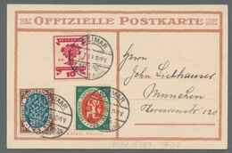 Deutsches Reich - Inflation: 1919, Nationalversammlung, Je 3 Werte Auf 18 FDC's, Dabei Offizielle Un - Usati