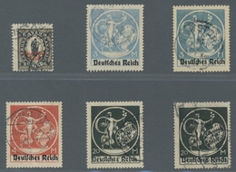 Deutsches Reich - Inflation: 1920, Hohe Werte Der Abschiedsserie, Als Type II U. 1x Der Steindruck, - Usados