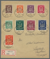 Deutsches Reich - Inflation: 1922, "Flugpostmarken Holztaube I", Luxusbriefstück Mi. 140,00 - Used Stamps