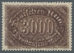 Deutsches Reich - Inflation: 1922, "3000 Mk. Queroffset Mit Doppeldruck", Postfrischer Wert In Guter - Used Stamps