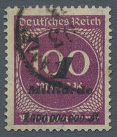 Deutsches Reich - Inflation: 1923; 1 Mrd Auf 100 M Violettpurpur Sauber Gestempelt; Die Seltene Mark - Usati