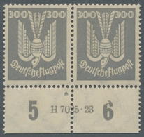 Deutsches Reich - Weimar: 1924, Holztaube 300 Pfennig Dunkeltürkisgrau Im Postfrischem Waagerechtem - Unused Stamps