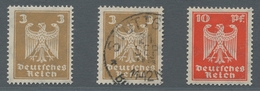 Deutsches Reich - Weimar: 1924, Freimarke "Neuer Reichsadler", Y-Varianten Der 3 Pfg Und 10 Pfg Unge - Ungebraucht