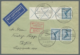 Deutsches Reich - Weimar: 1926, Steinadler, 20 Pf Dunkelgraublau 1x Als Kehrdruck U.20 Pf. Mit 3x An - Unused Stamps