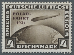 Deutsches Reich - Weimar: 1931, "Polarfahrt", Einwandfreie Marken Mit Schöner Zähnung, Mi. 900,00 - Unused Stamps