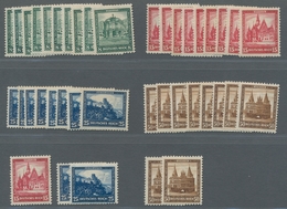 Deutsches Reich - Weimar: 1931,Nothilfe 10 Sätze Mit Originalgummi, Meist Postfrisch, Mi. 1955,00 - Unused Stamps