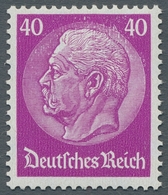 Deutsches Reich - 3. Reich: 1933,"Hindenburg WZ. Waffeln", Tadellos Postfrischer Satz, Gepr. H.-D. S - Nuevos