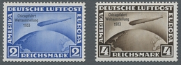 Deutsches Reich - 3. Reich: 1933, Chicagofahrt 2 RM Und 4 RM In Tadelloser Postfrischer Erhaltung, M - Nuevos