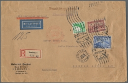 Deutsches Reich - 3. Reich: 1934, Luftpost-Geschäftsbrief Mit U.a. 2 RM "Chicagofahrt" Nach Buenos A - Unused Stamps