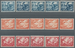 Deutsches Reich - 3. Reich: 1933, Deutsche Nothilfe, Wagner; 4, 8 Und 12 Pfg Aus Markenheftchen (je - Unused Stamps