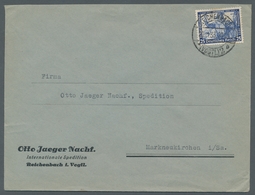 Deutsches Reich - 3. Reich: 1933, Wagner 25 Pfennig Als Einzelfrankatur Entwertet Mit Stempel "Reich - Unused Stamps