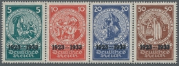 Deutsches Reich - 3. Reich: 1933, "Nothilfe-Herzstück", Postfrisches Herzstück In Tadelloser Erhaltu - Nuevos
