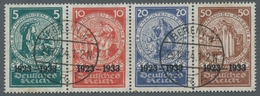 Deutsches Reich - 3. Reich: 1933, "Nothilfe", Das Herzstück Komplett Mit Zweimal BERLIN W P.R.A 29.1 - Unused Stamps