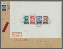 Deutsches Reich - 3. Reich: 1933, "Nothilfe-Block" Mit 1 Pfg. Zusatzfrankatur Als Portorichtige MiF - Unused Stamps