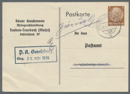 Deutsches Reich - 3. Reich: 1933, Hindenburg 3 Pf. Braun Als EF. Auf Anschriftenprüfkarte. - Unused Stamps