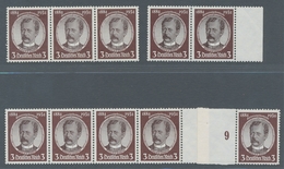 Deutsches Reich - 3. Reich: 1934, Kolonialforscher Lüderitz 3 Pfennig, Partie Von 50 Postfrischen We - Ungebraucht