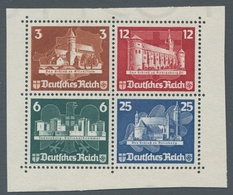 Deutsches Reich - 3. Reich: 1935, "OSTROPA-Herzstück", Ungebraucht Ohne Gummierung, Tadellos, Gepr. - Unused Stamps