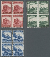 Deutsches Reich - 3. Reich: 1935, 100 Jahre Deutsche Eisenbahn, 24 Postfrische Teilsätze (vom Adler - Unused Stamps