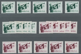 Deutsches Reich - 3. Reich: 1935, Hitler-Jugend, Je 5 Sätze X + Y, Postfrisch, Gute Erhaltung, Mi. 4 - Nuevos