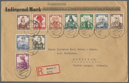 Deutsches Reich - 3. Reich: 1935, 5.10., "Trachten", Kompletter Satz Auf Zweittagsbrief (fast So Sel - Unused Stamps