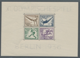 Deutsches Reich - 3. Reich: 1936, Die Beiden Olympiablocks Postfrisch In Guter Erhaltung, Nicht Auf - Unused Stamps