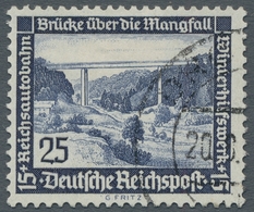 Deutsches Reich - 3. Reich: 1936, "25 Pfg. Mangfall-Brücke Mit Senkr. Gummiriffelung", Sauber Gestem - Nuevos