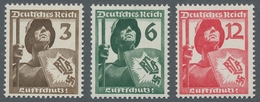 Deutsches Reich - 3. Reich: 1937, Luftschutz, 20 Postfrische Sätze, Saubere Erhaltung, Mi. 300,00 - Unused Stamps