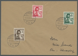 Deutsches Reich - 3. Reich: 1937, Luftschutz, Kplt. Satz Mit Selt. Ersttagstpl. Berlin P. R. A. Vom - Unused Stamps