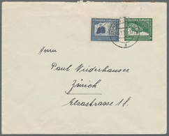 Deutsches Reich - 3. Reich: 1938, "Zeppelin" Komplett Mit Ersttagsstempel VILLINGEN 5.7.38 Auf FDC N - Unused Stamps