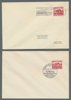 Deutsches Reich - 3. Reich: 1938, Gautheater Saarpfalz, 1x 6 Pf, 2x 12Pf, Je Auf FDC Mit Verschd. ES - Unused Stamps